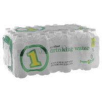 Super 1 Foods Drinking Water, Purified, Super Pack - 40 Each 