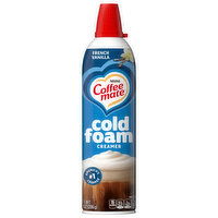 Coffee-Mate Creamer, French Vanilla, Cold Foam - 14 Ounce 