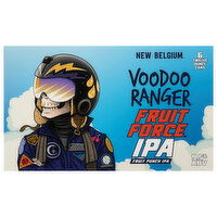 Voodoo Ranger Beer, Fruit Punch IPA, Fruit Force - 6 Each 