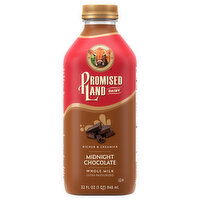 Promised Land Dairy Whole Milk, Midnight Chocolate - 32 Fluid ounce 