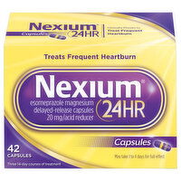 Nexium Acid Reducer, 24 Hour, 20 mg, Capsules - 42 Each 