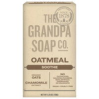 The Grandpa Soap Co. Soap, Oatmeal, Soothe - 4.25 Ounce 