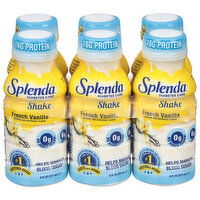 Splenda Shake, Diabetes Care, French Vanilla - 6 Each 