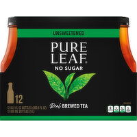 Pure Leaf Brewed Tea, No Sugar, Real, Unsweetened - 12 Each