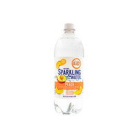 Brookshire's BLAST! Sweetened Sparkling Water, Peach - 33.8 Fluid ounce 