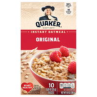 Quaker Instant Oatmeal, Original - 10 Each 