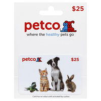 PetCo Gift Card, $25 - 1 Each 