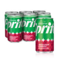 Sprite  Winter Spiced Cranberry, Lemon-Lime And Cranberry Flavored Soda Pop Soft Drink