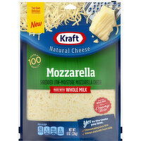 Kraft Natural Cheese Shredded Whole Milk Mozzarella Cheese - 8 Ounce 