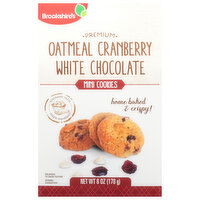 Brookshire's Premium Oatmeal Cranberry White Chocolate Mini Cookies - 6 Ounce 