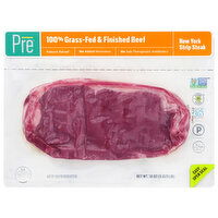 Pre New York Strip Steak, 100% Grass-Fed & Finished Beef - 10 Ounce 