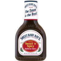 Sweet Baby Ray's Barbecue Sauce, Sweet 'n Spicy - 18 Ounce 