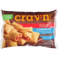 Crav'n Flavor Pizza Bites, Combination, Family Size - 45 Ounce 