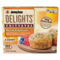 Jimmy Dean Frittatas, Bacon & Spinach, 3 Twin Pack - 6 Each 