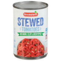 Brookshire's Stewed Tomatoes, With Onions, Celery & Green Peppers - 14.5 Ounce 