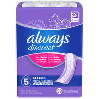 Always Discreet Pads, Heavy, Long, Size 5 - 39 Each 