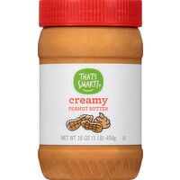 That's Smart! Peanut Butter, Creamy - 16 Ounce 