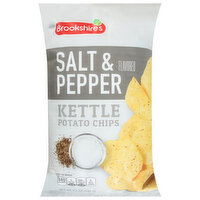 Brookshire's Salt & Pepper Kettle Potato Chips - 8.5 Ounce 