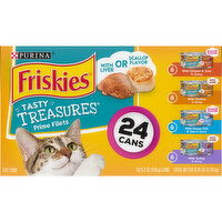 Friskies Gravy Wet Cat Food Variety Pack, Tasty Treasures Prime Filets - 8.25 Pound 