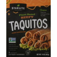 Starlite Cuisine Taquitos, Beefy - 8 Each 