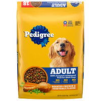 Pedigree Food for Dogs, Roasted Chicken & Vegetable Flavor, Adult - 18 Pound 