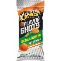 Cheetos Flavored Corn Puffs, Cheddar Jalapeno Flavored, Asteroids - 1.25 Ounce 