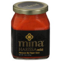 Mina Harissa Sauce, Moroccan Red Pepper, Mild - 10 Ounce 