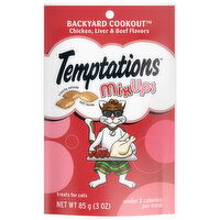 Temptations Treats for Cats, Chicken, Liver & Beef Flavors, Mix Ups