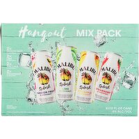 Malibu Splash Hangout Can, 8 cans / 12 fl oz     - 12 Ounce 