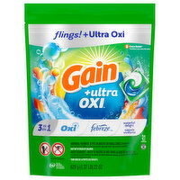 Gain Detergent, Waterfall Delight, 3 in 1 - 1.37 Pound 