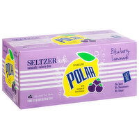 Polar Seltzer Ade, Blueberry Lemonade - 8 Each 