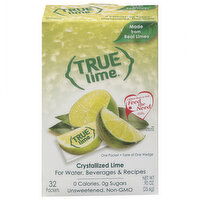 True Lime Crystallized Lime, Unsweetened - 32 Each 