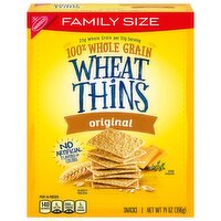 WHEAT THINS Original Snacks, Whole Grain Wheat Crackers, Snack Crackers - 14 Ounce 