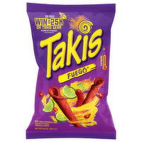 Takis Tortilla Chips, Hot Chili Pepper & Lime, Fuego - 9.9 Ounce 