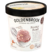 Goldenbrook Ice Cream, Supreme, Rocky Road - 1 Pint 