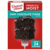 Duncan Hines Perfectly Moist Dark Chocolate Fudge Cake Mix - 15.25 Ounce 