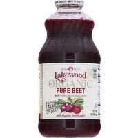 Lakewood Juice, Organic, Pure Beet - 32 Ounce 