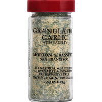 Morton & Bassett Garlic with Parsley, Granulated - 2.6 Ounce 