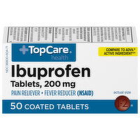 TopCare Coated Tablets 200 mg Ibuprofen - 50 Each