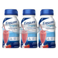 Ensure Nutrition Shake, Strawberry, Original - 6 Each 