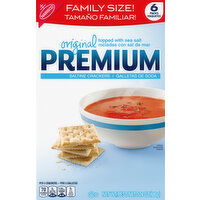 PREMIUM Premium Original Saltine Crackers, Family Size, 24 oz