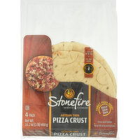 Stonefire Pizza Crust, Artisan Thin - 4 Each 