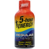 5-Hour Energy Energy Shot, Regular Strength, Berry - 1.93 Fluid ounce 