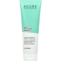 Acure Shampoo, Simply Smoothing, Coconut & Marula Oil - 8 Ounce 