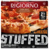 DiGiorno Pizza, Three Meat, Cheese Stuffed Crust - 24.5 Ounce 