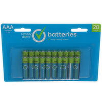 Simply Done Aaa Alkaline 1.5V Batteries - 20 Each 