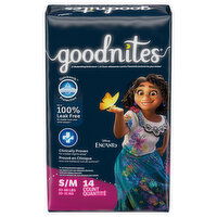 GoodNites Underwear, Girls, Disney Encanto, Small/Medium (43-68 lbs) - 14 Each 