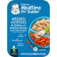 Gerber Mashed Potatoes & Gravy with Roasted Chicken, 12+ Months, Toddler - 6.6 Ounce 