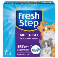 Fresh Step Clumping Litter, Multi-Cat - 25 Pound 