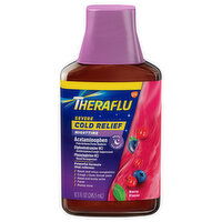 Theraflu Cold Relief, Severe, Nighttime, Berry Flavor - 8.3 Fluid ounce 